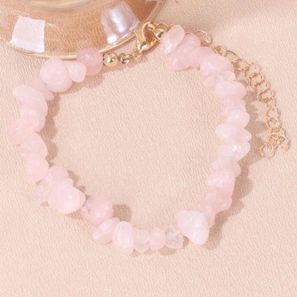 Light Pink Crystal Anklet! - Picture 2 of 3